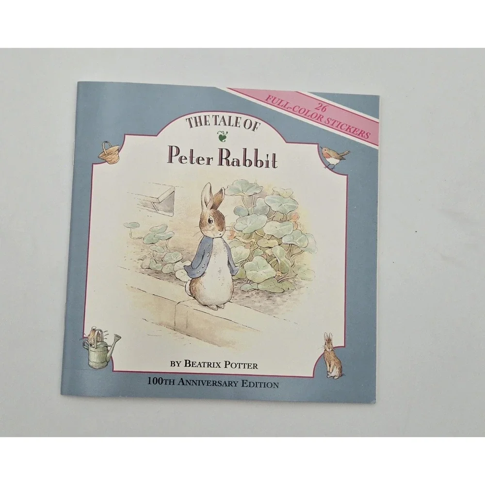 Beatrix Potter Peter Rabbit‎ and Friends 100th Anniversary Sticker Book Set 8pc